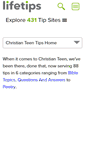 Mobile Screenshot of christianteen.lifetips.com
