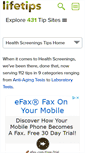 Mobile Screenshot of healthscreenings.lifetips.com