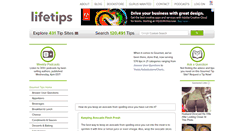Desktop Screenshot of gourmet.lifetips.com