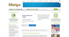 Desktop Screenshot of depression.lifetips.com