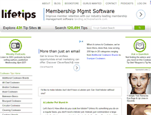 Tablet Screenshot of cookware.lifetips.com