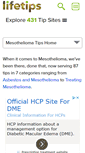 Mobile Screenshot of mesothelioma.lifetips.com