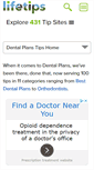 Mobile Screenshot of dentalplans.lifetips.com
