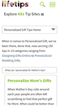Mobile Screenshot of personalizedgift.lifetips.com