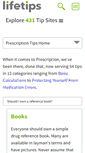 Mobile Screenshot of prescription.lifetips.com