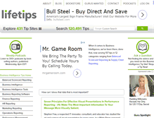 Tablet Screenshot of businessintelligence.lifetips.com
