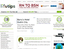 Tablet Screenshot of basketball.lifetips.com