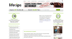 Desktop Screenshot of educationaltravel.lifetips.com