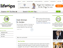 Tablet Screenshot of diet.lifetips.com