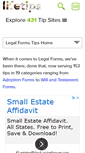Mobile Screenshot of legalforms.lifetips.com