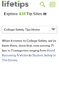 Mobile Screenshot of collegesafety.lifetips.com