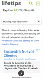 Mobile Screenshot of nursingjobs.lifetips.com