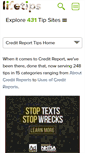 Mobile Screenshot of creditreport.lifetips.com