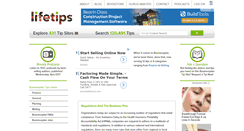 Desktop Screenshot of businessplan.lifetips.com