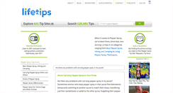 Desktop Screenshot of pepperspray.lifetips.com