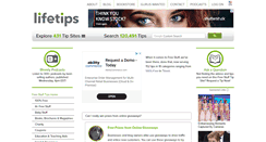 Desktop Screenshot of freestuff.lifetips.com