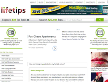 Tablet Screenshot of hottub.lifetips.com