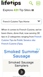 Mobile Screenshot of frenchcuisine.lifetips.com