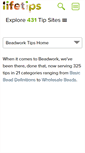 Mobile Screenshot of beadwork.lifetips.com