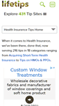 Mobile Screenshot of healthinsurance.lifetips.com