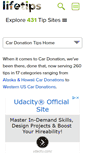 Mobile Screenshot of cardonation.lifetips.com