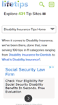 Mobile Screenshot of disabilityinsurance.lifetips.com