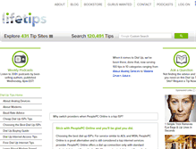 Tablet Screenshot of dialup.lifetips.com