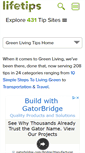 Mobile Screenshot of greenliving.lifetips.com