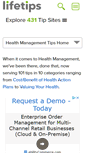 Mobile Screenshot of healthmanagement.lifetips.com