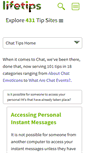 Mobile Screenshot of chat.lifetips.com
