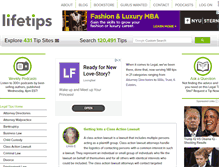 Tablet Screenshot of legal.lifetips.com
