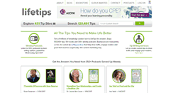 Desktop Screenshot of lifetips.com