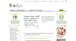 Desktop Screenshot of bankruptcy.lifetips.com