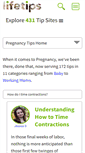 Mobile Screenshot of pregnancy.lifetips.com