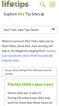 Mobile Screenshot of parttimejobs.lifetips.com