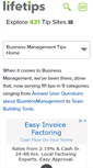 Mobile Screenshot of businessmanagement.lifetips.com