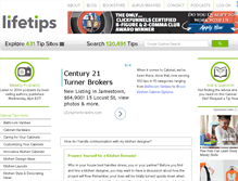 Tablet Screenshot of cabinet.lifetips.com