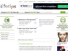 Tablet Screenshot of fragrance.lifetips.com
