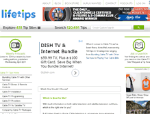 Tablet Screenshot of cabletv.lifetips.com