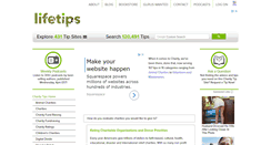 Desktop Screenshot of charity.lifetips.com