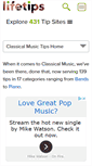 Mobile Screenshot of classicalmusic.lifetips.com