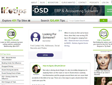Tablet Screenshot of dui.lifetips.com