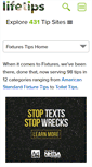 Mobile Screenshot of fixtures.lifetips.com