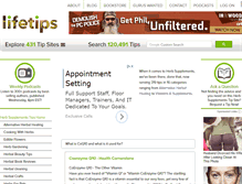 Tablet Screenshot of herbsupplements.lifetips.com