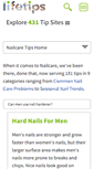 Mobile Screenshot of nailcare.lifetips.com